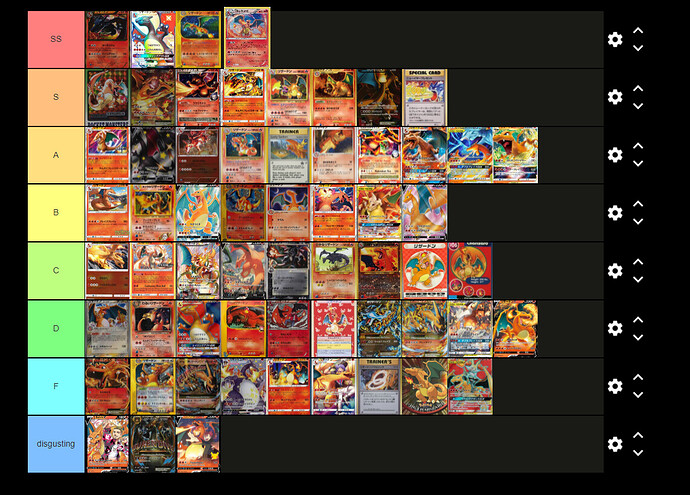 zard tier list