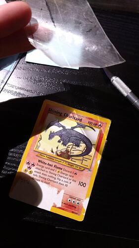 Shining Zard freed of tape