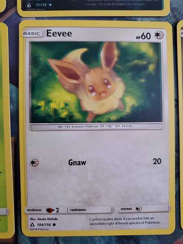 Double text English Eevee