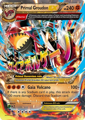 86:160 Primal Groudon EX