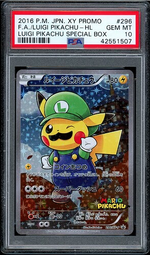 2016 JPN Luigi Pikachu FA - Front