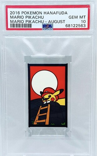 Mario Pikachu Hanafuda