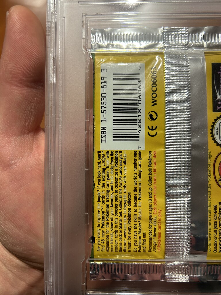 PSA 10 jungle pack damaged Grading Elite Fourum