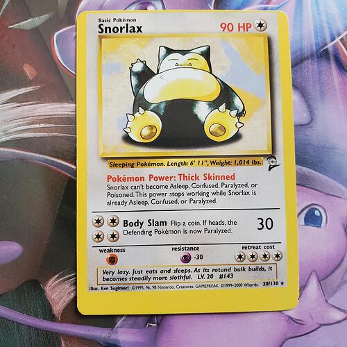 Snorlax Miscut