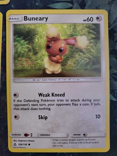 Double text English Buneary