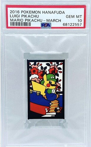 Luigi Pikachu Hanafuda