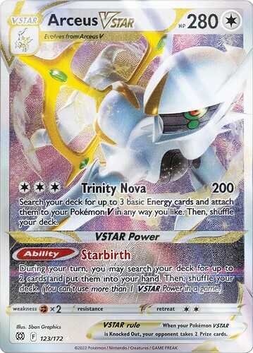 Arceus VSTAR Metal