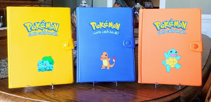 Pokemon Starters Binders