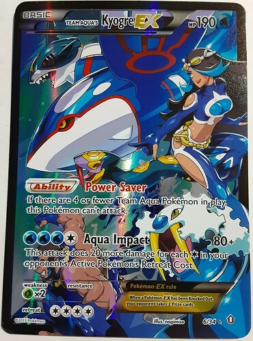 x Team Aqua's Kyogre EX
