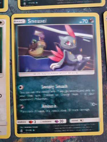 Double text English Sneasel