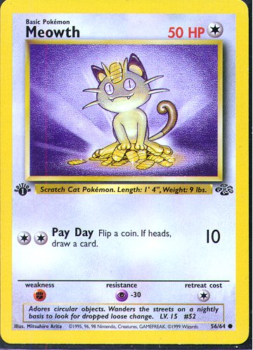 1st ed meowth