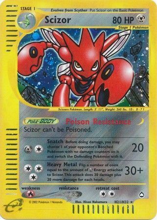 Scizor Aquapolis