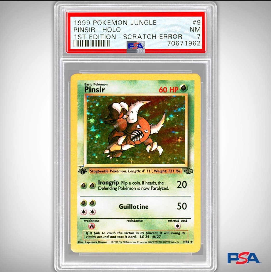 PSA now showing card errors on labels Grading Elite Fourum