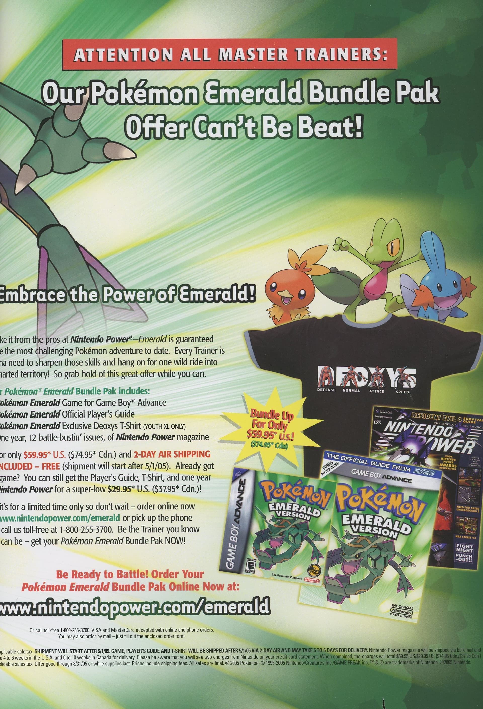 Official Nintendo Pokemon Emerald Player's by Nintendo Power