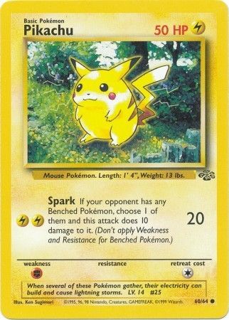 Hi-Res Pokémon! - Rescuing official Pokémon Art! on X: First iconic  illustration of Pikachu card, published as part of the Base Set (TCG) in  1996! 😍  / X